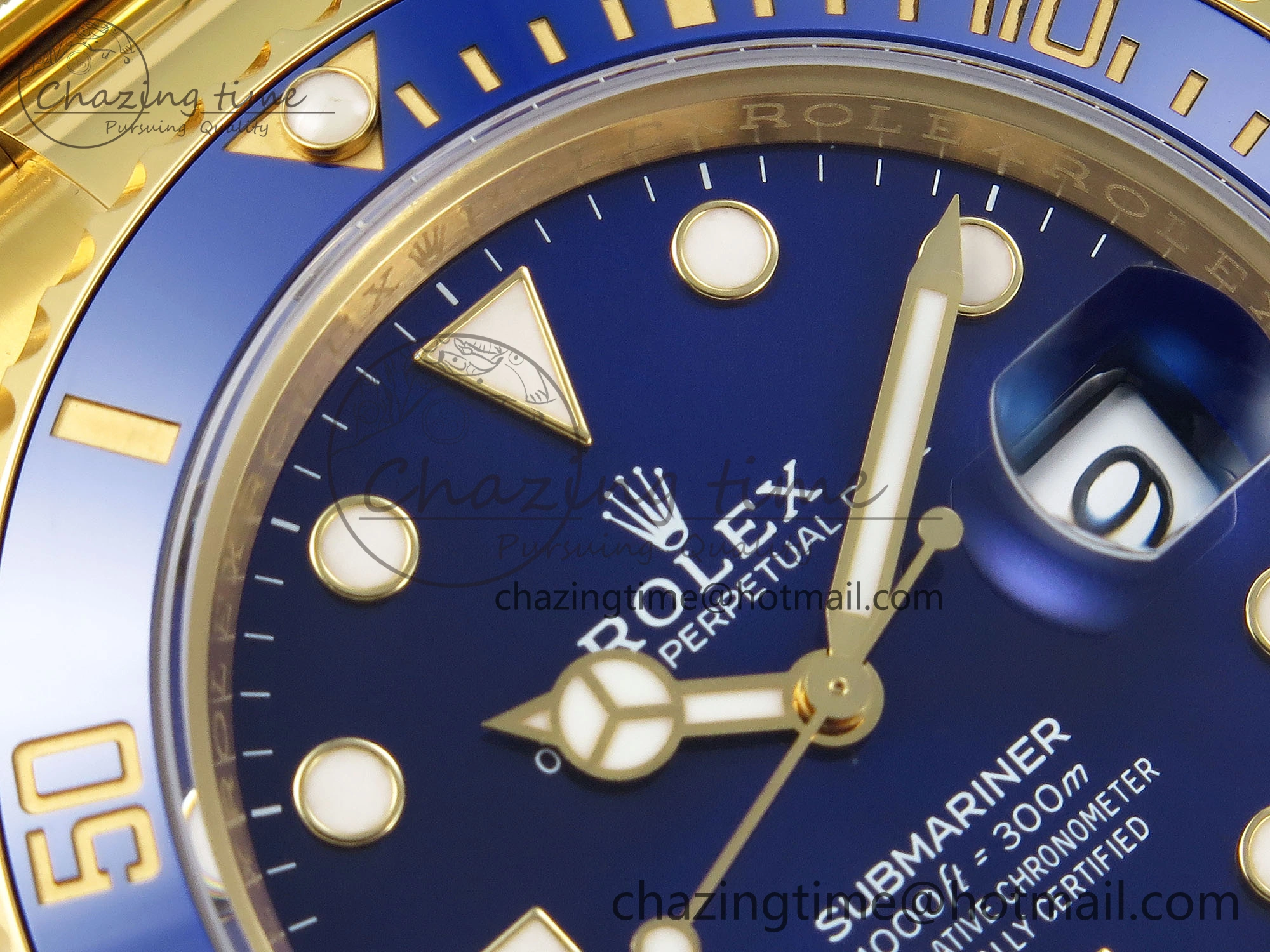 Submariner 41mm 126618 LB YG VSF 1:1 Best Edition Blue Dial on YG Bracelet VS3235