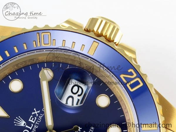 Submariner 41mm 126618 LB YG VSF 1:1 Best Edition Blue Dial on YG Bracelet VS3235