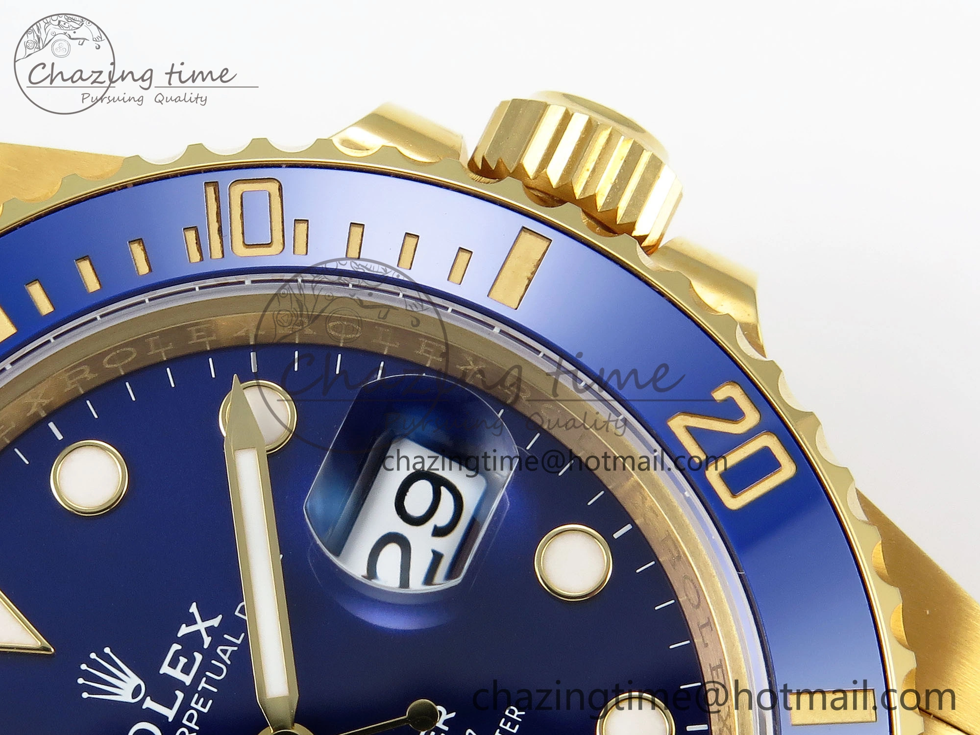 Submariner 41mm 126618 LB YG VSF 1:1 Best Edition Blue Dial on YG Bracelet VS3235