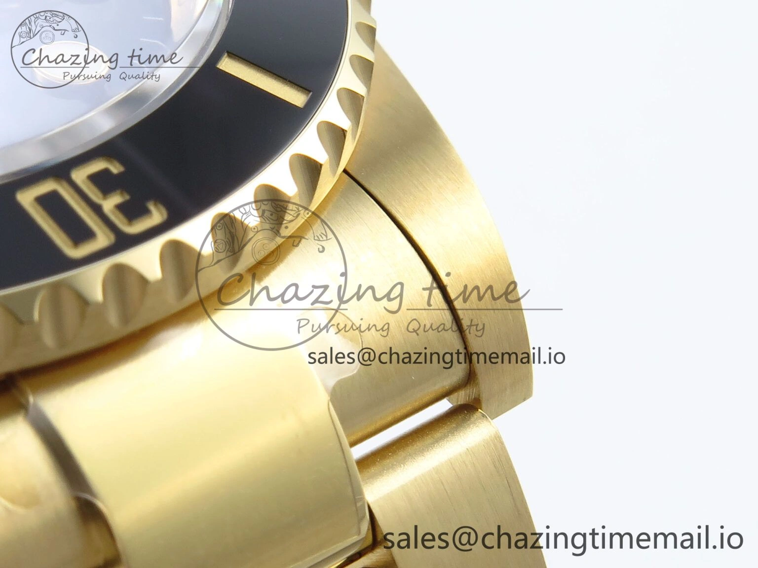 Submariner 41mm 126618 LN TWSF YG Black Ceramic Black Dial on YG Bracelet SH3235