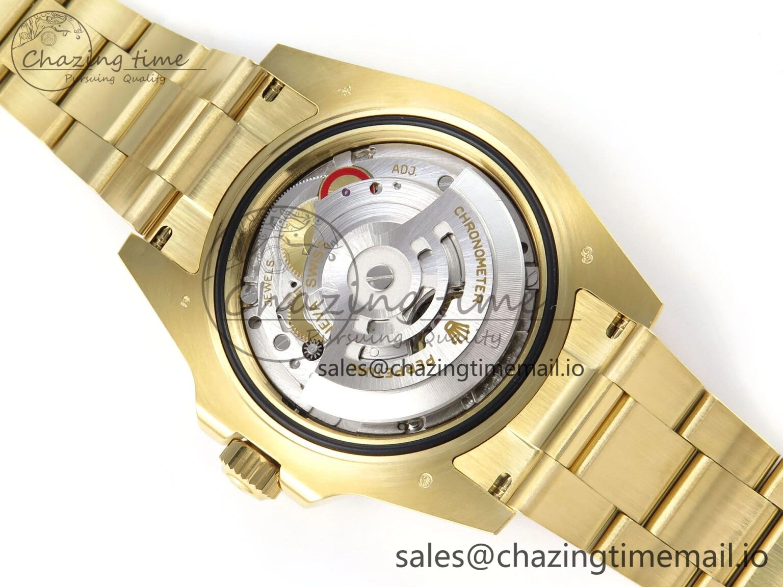 Submariner 41mm 126618 LN TWSF YG Black Ceramic Black Dial on YG Bracelet SH3235