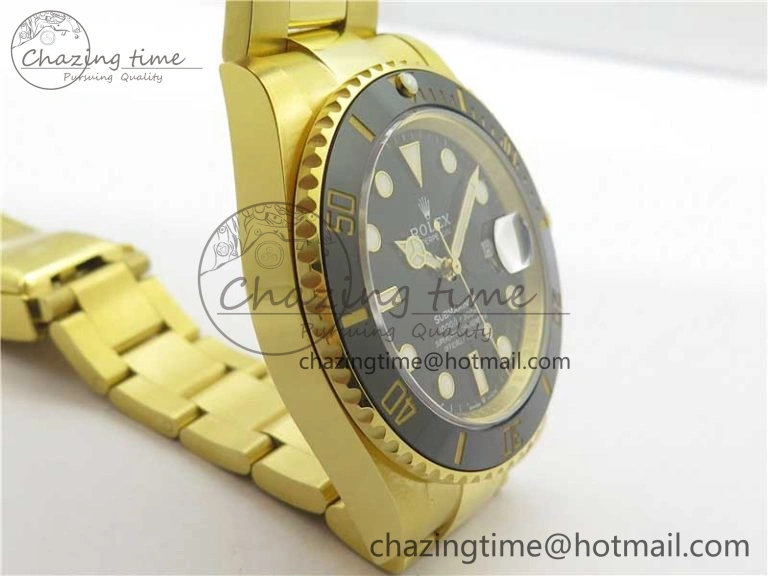 Submariner 41mm 126618 LN YG EWF Black Dial on YG Bracelet A3235