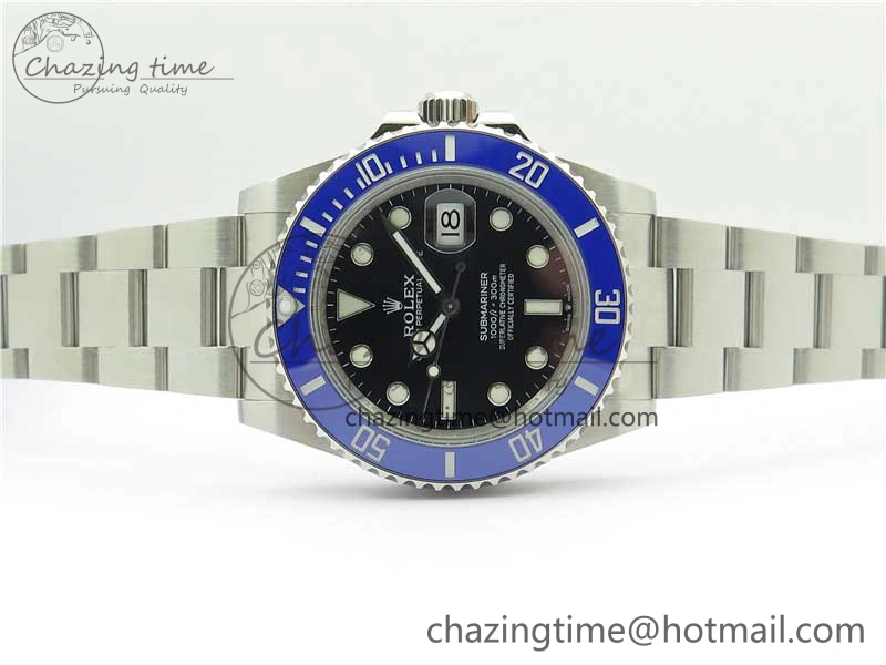 Submariner 41mm 126619 LB BP Maker Black Dial on SS Bracelet A2813