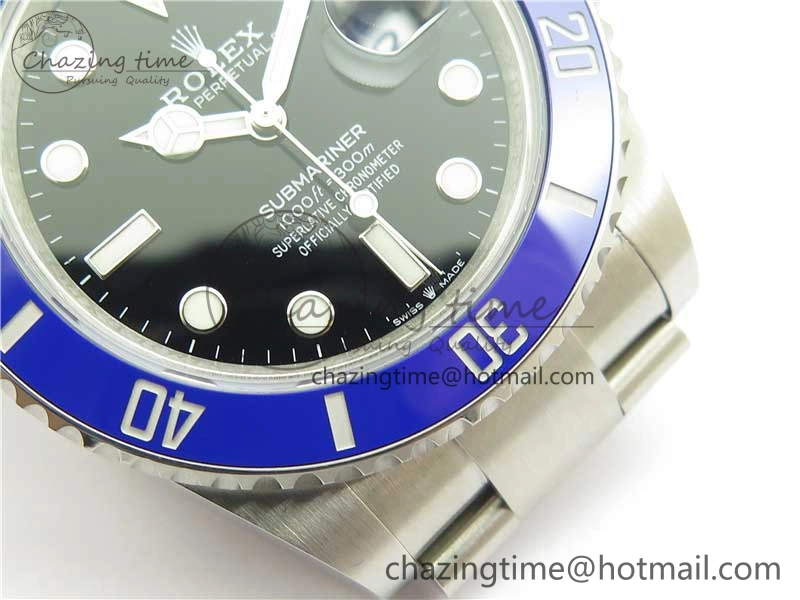 Submariner 41mm 126619 LB BP Maker Black Dial on SS Bracelet A2813