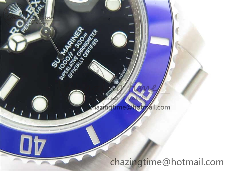 Submariner 41mm 126619 LB BP Maker Black Dial on SS Bracelet A2813