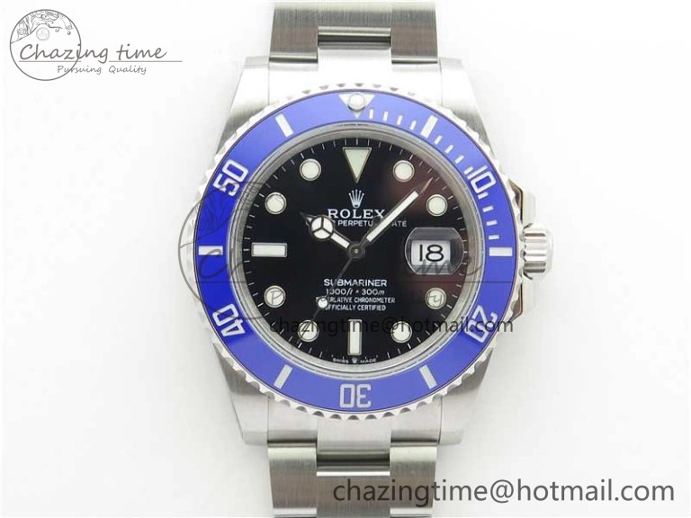 Submariner 41mm 126619 LB BP Maker Black Dial on SS Bracelet A2813
