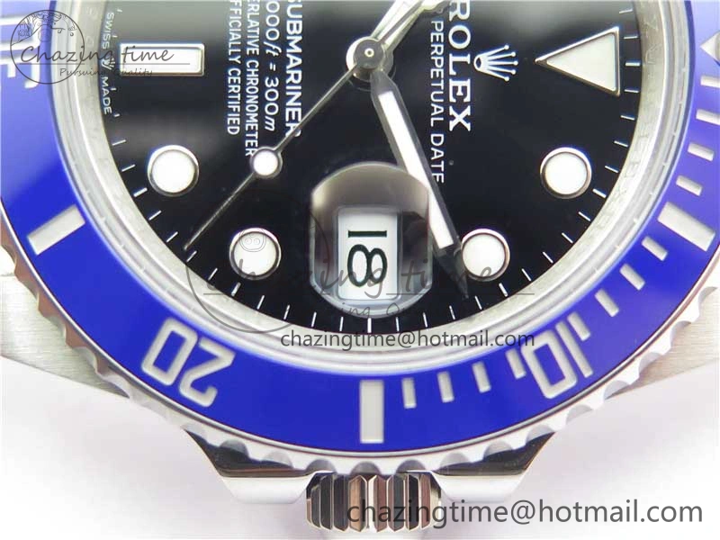 Submariner 41mm 126619 LB BP Maker Black Dial on SS Bracelet A2813