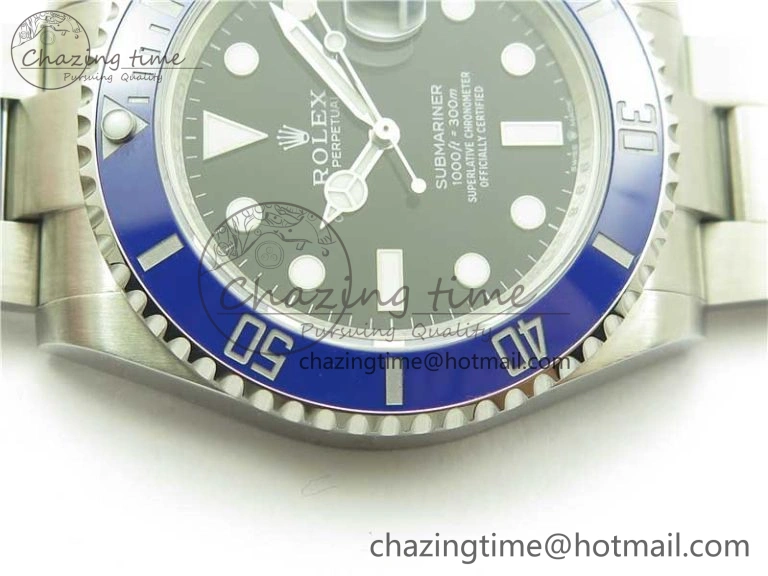 Submariner 41mm 126619 LB Blue Ceramic 904L Steel ROF 1:1 Best Edition Black Dial on SS Bracelet A2824