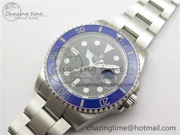 Submariner 41mm 126619 LB Blue Ceramic 904L Steel ROF 1:1 Best Edition Black Dial on SS Bracelet A2824
