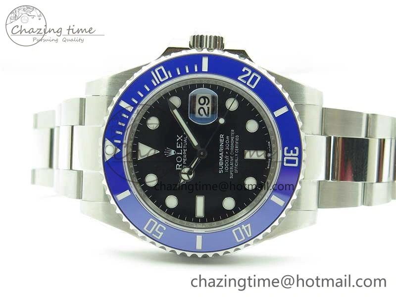 Submariner 41mm 126619 LB Blue Ceramic EWF Black Dial on SS Bracelet A3235