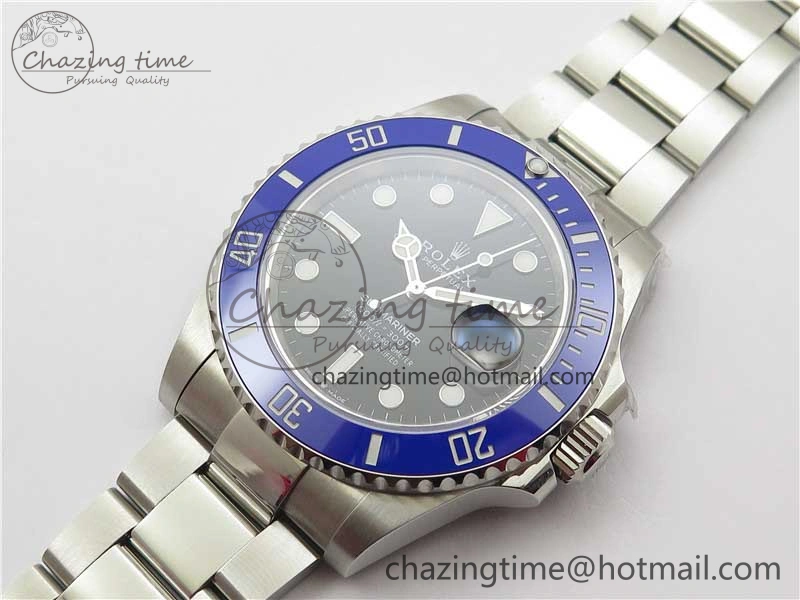 Submariner 41mm 126619 LB Blue Ceramic EWF Black Dial on SS Bracelet A3235