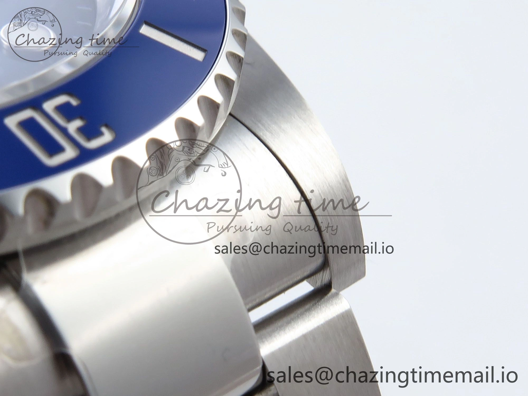 Submariner 41mm 126619 LB TWSF SS Blue Ceramic Black Dial on SS Bracelet SH3235