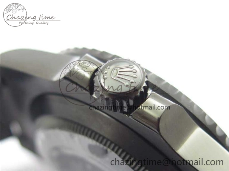 Submariner BLAKEN SINGLE RED PVD Noob 1:1 Best Edition Black Dial on PVD Bracelet A2836 V10.5