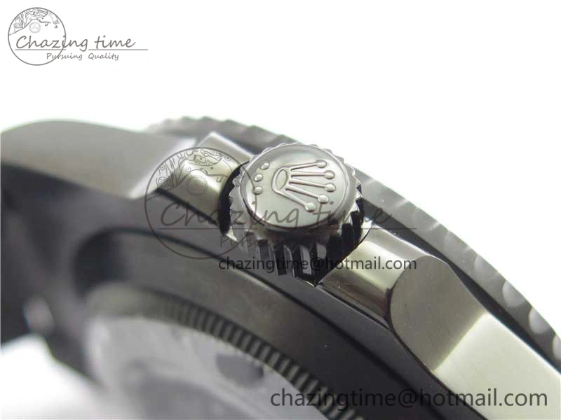 Submariner BLAKEN SINGLE RED PVD Noob 1:1 Best Edition Black Dial on PVD Bracelet A2836 V10.5