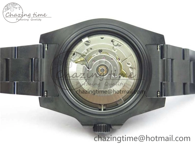Submariner BLAKEN SINGLE RED PVD Noob 1:1 Best Edition Black Dial on PVD Bracelet A2836 V10.5