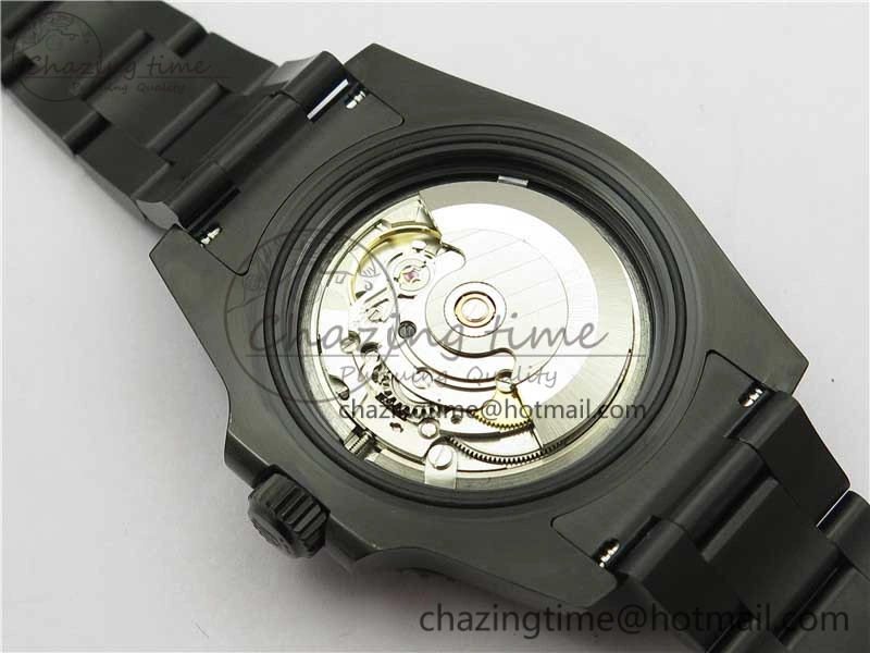 Submariner BLAKEN SINGLE RED PVD Noob 1:1 Best Edition Black Dial on PVD Bracelet A2836 V10.5