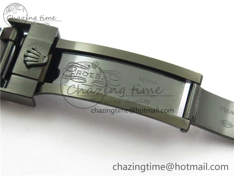 Submariner BLAKEN SINGLE RED PVD Noob 1:1 Best Edition Black Dial on PVD Bracelet A2836 V10.5