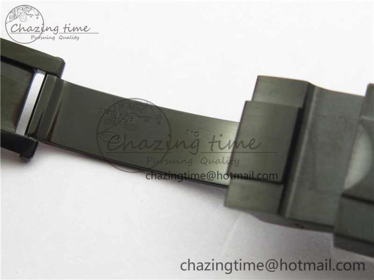 Submariner BLAKEN SINGLE RED PVD Noob 1:1 Best Edition Black Dial on PVD Bracelet A2836 V10.5