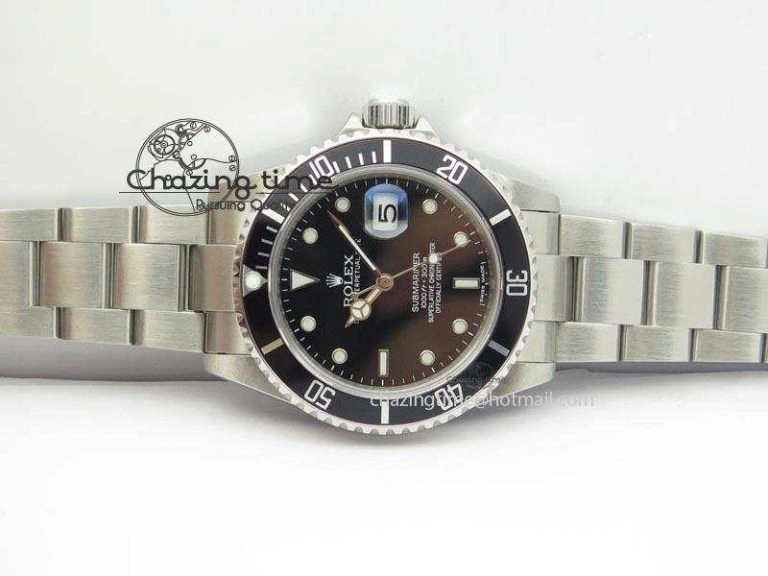 Submariner BP Maker 16610 Black Dial On SS Bracelet A3135