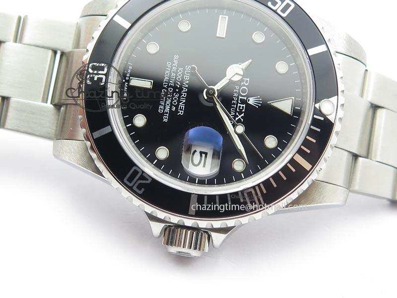 Submariner BP Maker 16610 Black Dial On SS Bracelet A3135