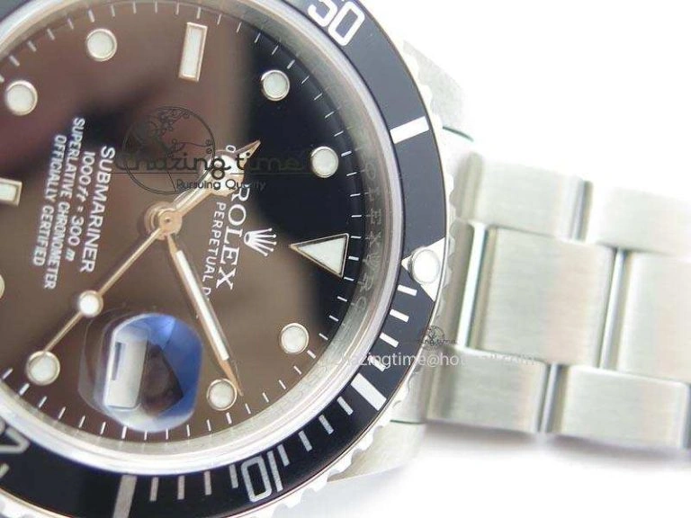 Submariner BP Maker 16610 Black Dial On SS Bracelet A3135