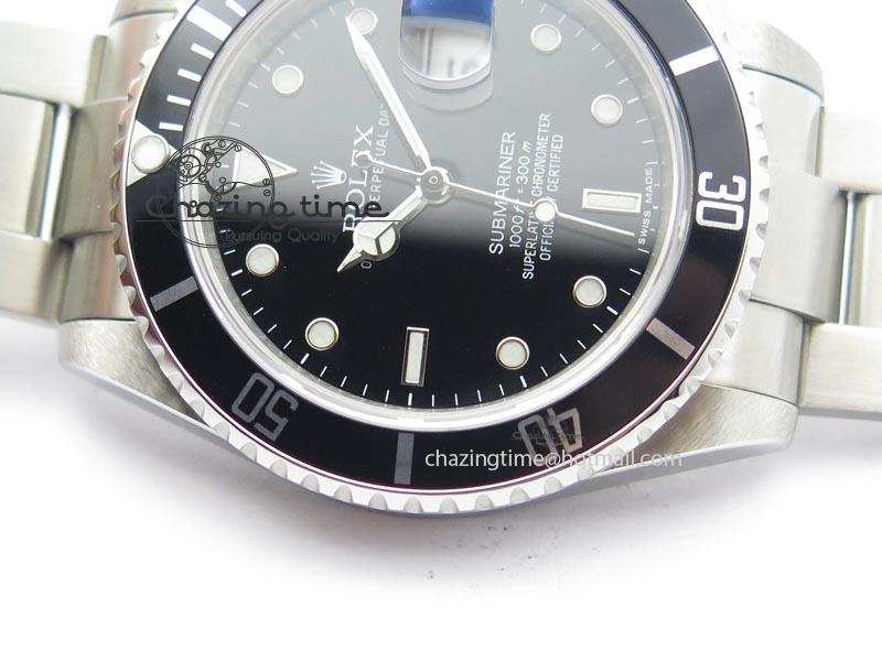 Submariner BP Maker 16610 Black Dial On SS Bracelet A3135