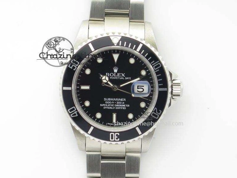 Submariner BP Maker 16610 Black Dial On SS Bracelet A3135