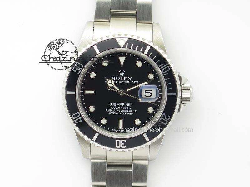 Submariner BP Maker 16610 Black Dial On SS Bracelet A3135