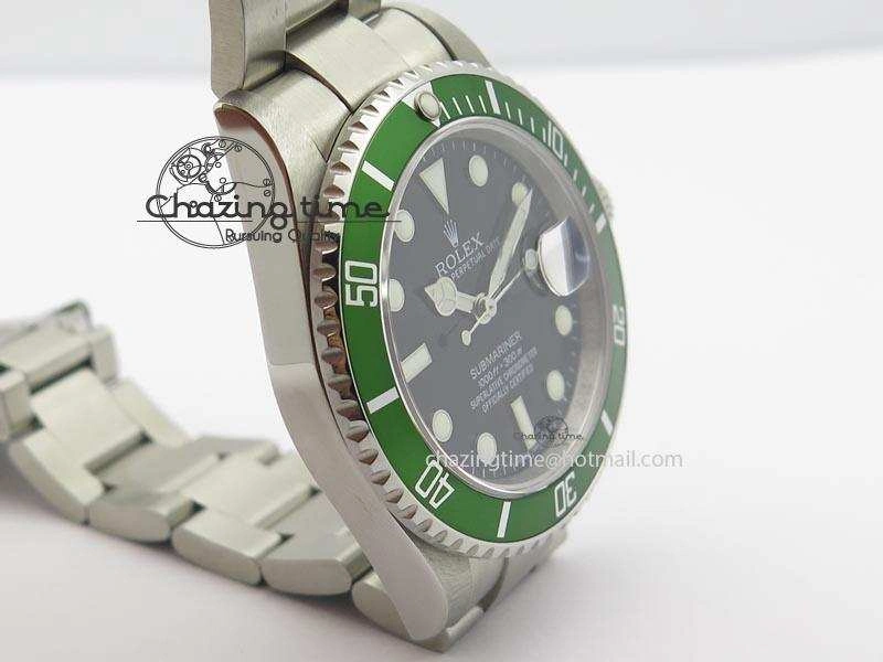 Submariner BP Maker 16610 Green Dial On SS Bracelet A3135