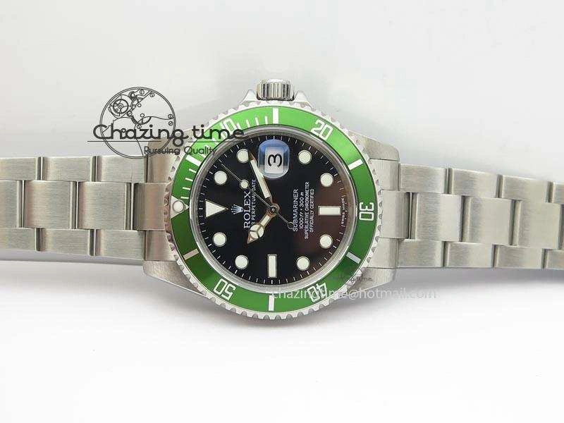 Submariner BP Maker 16610 Green Dial On SS Bracelet A3135