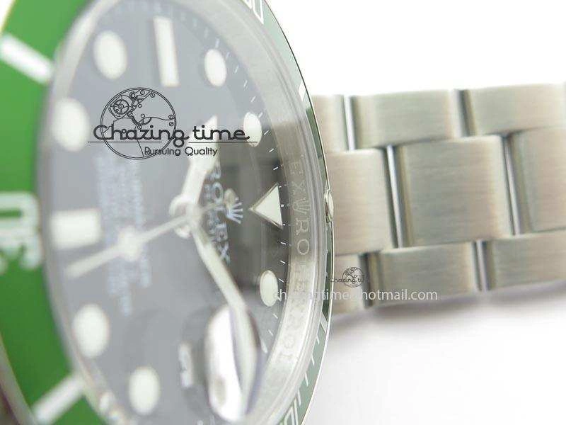 Submariner BP Maker 16610 Green Dial On SS Bracelet A3135