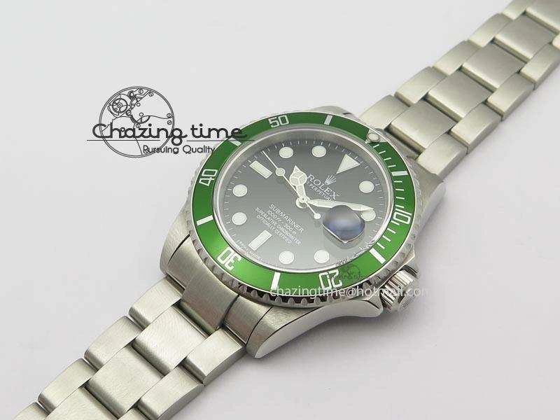 Submariner BP Maker 16610 Green Dial On SS Bracelet A3135
