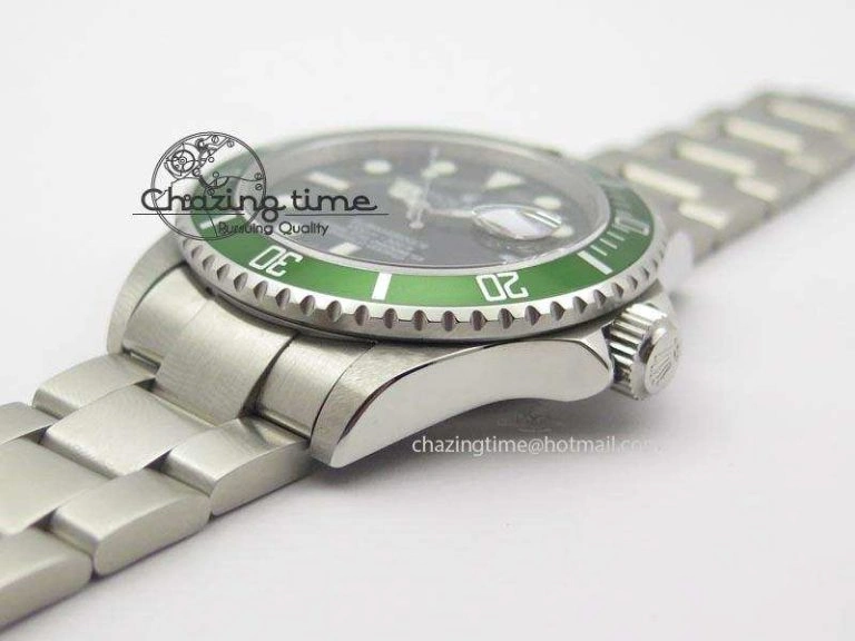 Submariner BP Maker 16610 Green Dial On SS Bracelet A3135