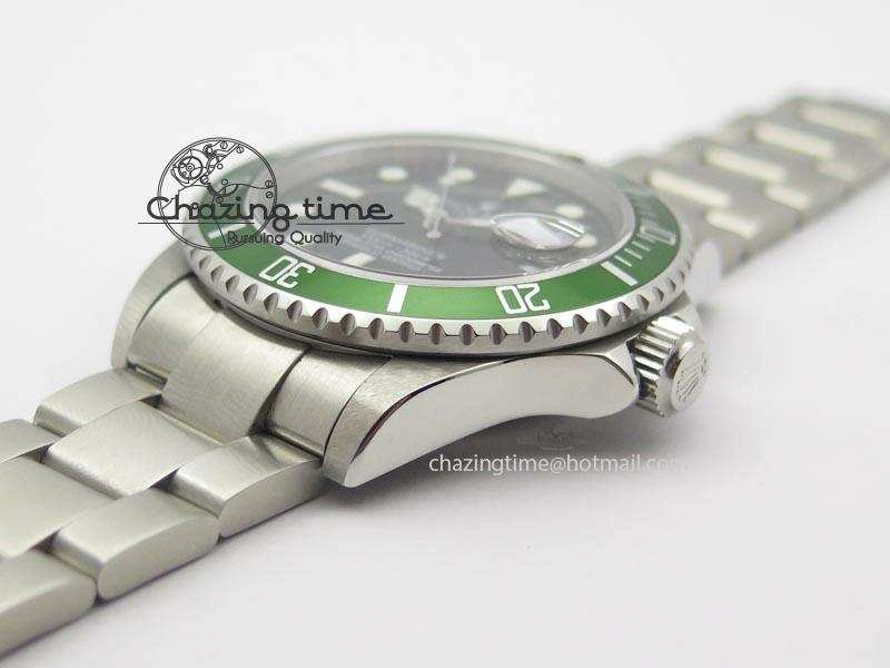 Submariner BP Maker 16610 Green Dial On SS Bracelet A3135