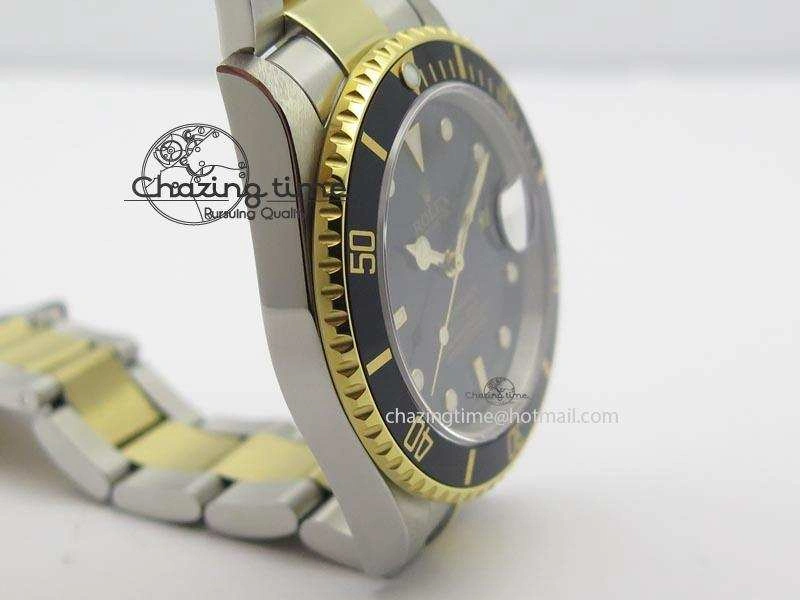 Submariner BP Maker 16613 Black Dial SS YG Case On SS YG Bracelet A3135
