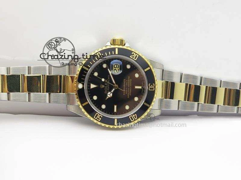 Submariner BP Maker 16613 Black Dial SS YG Case On SS YG Bracelet A3135