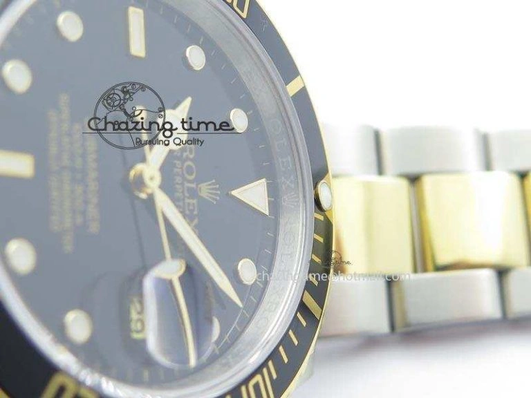 Submariner BP Maker 16613 Black Dial SS YG Case On SS YG Bracelet A3135