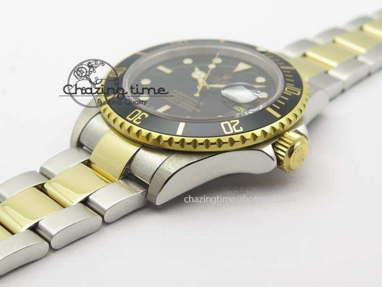 Submariner BP Maker 16613 Black Dial SS YG Case On SS YG Bracelet A3135