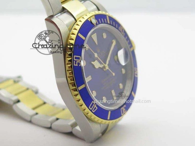 Submariner BP Maker 16613 Blue Dial SS YG Case On SS YG Bracelet A3135
