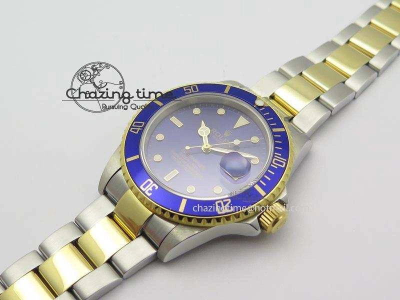 Submariner BP Maker 16613 Blue Dial SS YG Case On SS YG Bracelet A3135