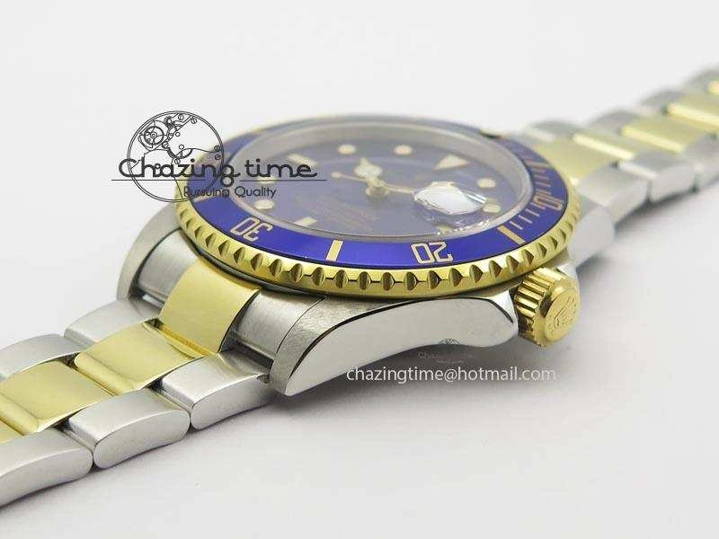 Submariner BP Maker 16613 Blue Dial SS YG Case On SS YG Bracelet A3135