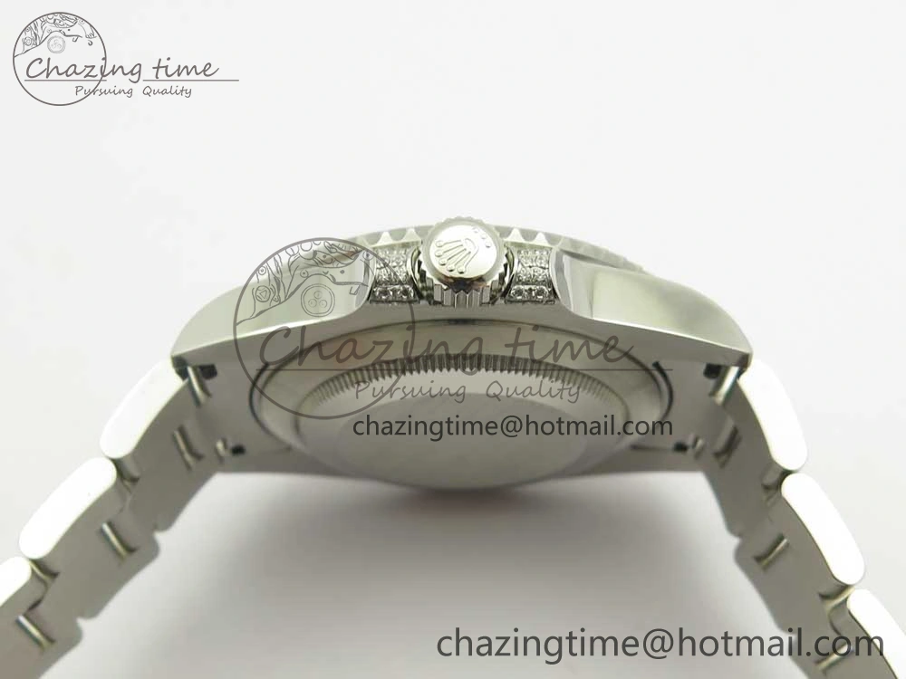 Submariner Black Diamond Bezel SS GSF Best Edition Black Dial On SS Bracelet A2824