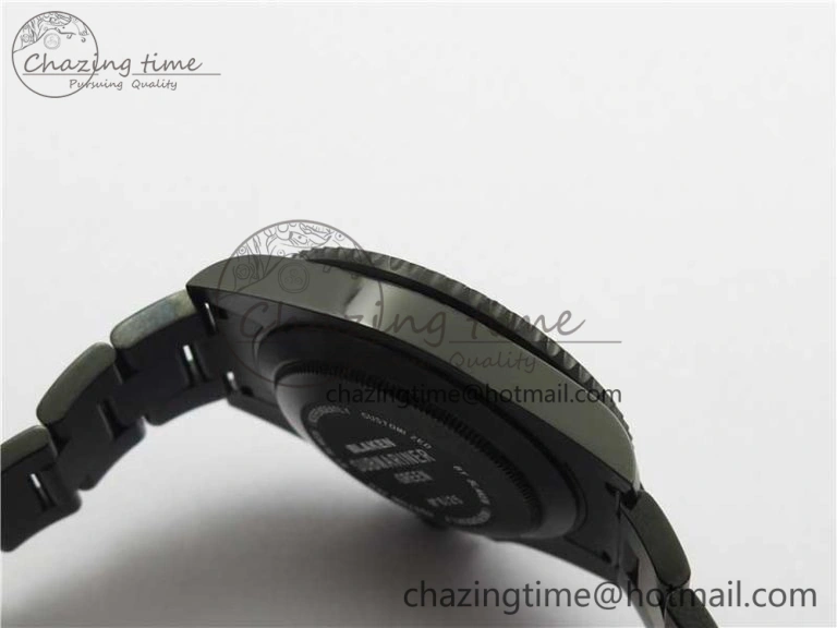 Submariner Blaken Date 116610LN PVD V9F 1:1 Best Edition On PVD Bracelet VR3135
