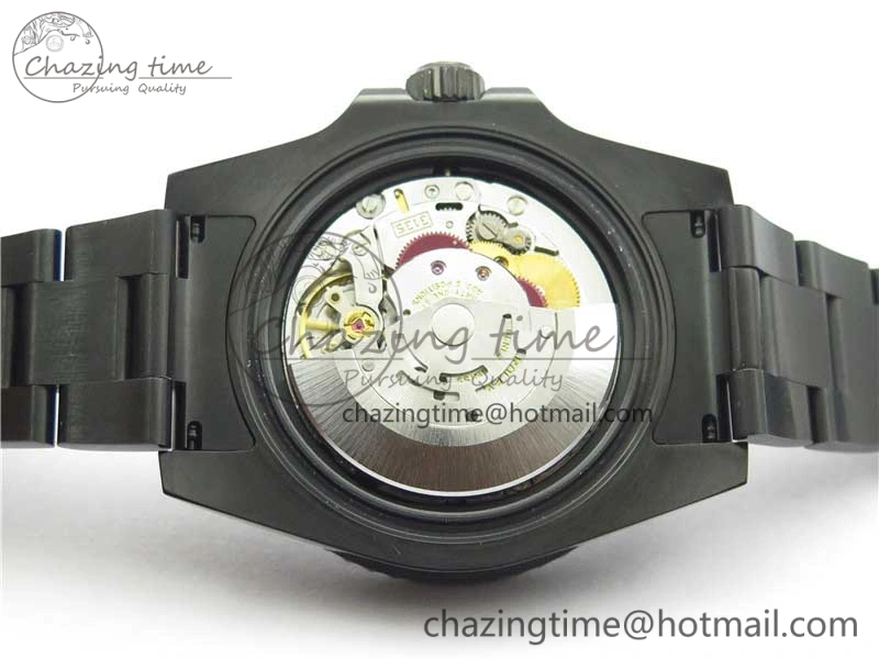 Submariner Blaken Date 116610LN PVD V9F 1:1 Best Edition On PVD Bracelet VR3135