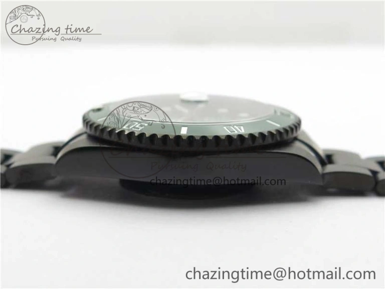 Submariner Blaken Date 116610LV PVD V9F 1:1 Best Edition On PVD Bracelet VR3135
