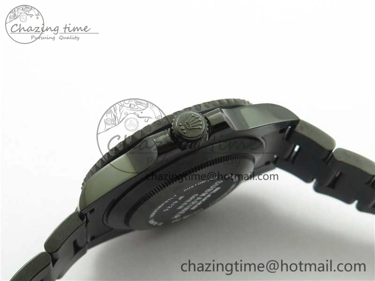 Submariner Blaken Date 116610LV PVD V9F 1:1 Best Edition On PVD Bracelet VR3135