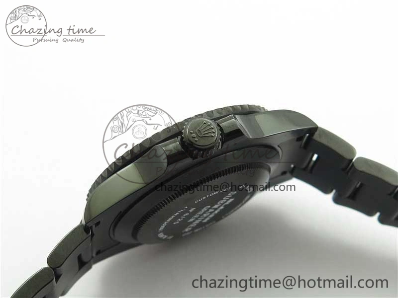 Submariner Blaken Date 116610LV PVD V9F 1:1 Best Edition On PVD Bracelet VR3135
