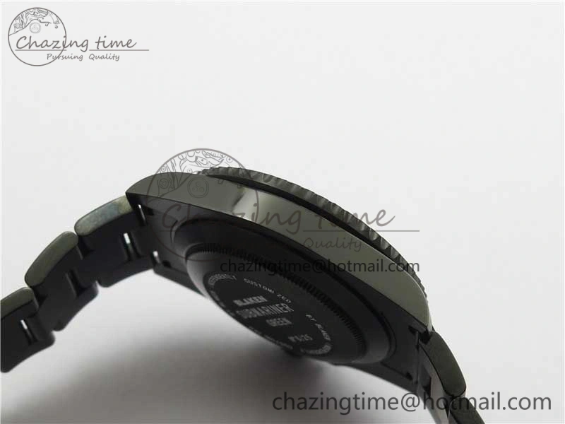 Submariner Blaken Date 116610LV PVD V9F 1:1 Best Edition On PVD Bracelet VR3135