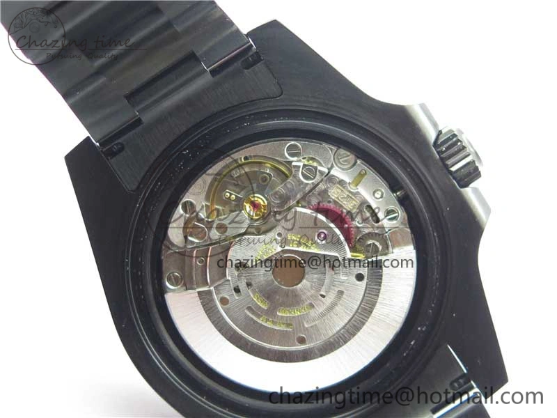 Submariner Blaken Date 116610LV PVD V9F 1:1 Best Edition On PVD Bracelet VR3135