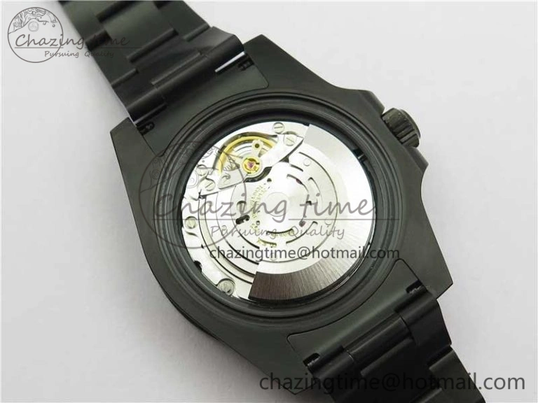 Submariner Blaken Date 116610LV PVD V9F 1:1 Best Edition On PVD Bracelet VR3135